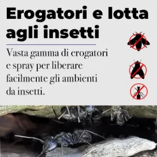 Erogatori e lotta agli insetti