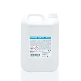 GIOPHEN DENTAL LINE 5L disinfettante concentrato per pulizia di impianti di aspirazione per l’uso odontoiatrico