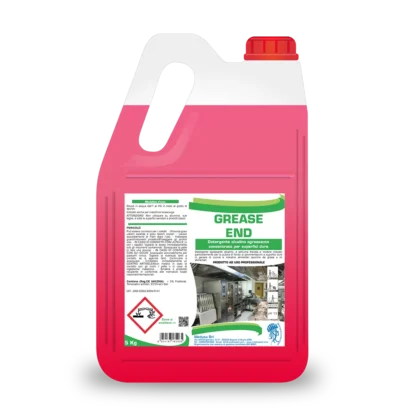 GREASE END - Detergente alcalino sgrassante concentrato per superfici dure