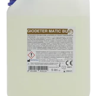 Giodeter Matic BU - Detergente concentrato per macchine lavapadelle 5 lt