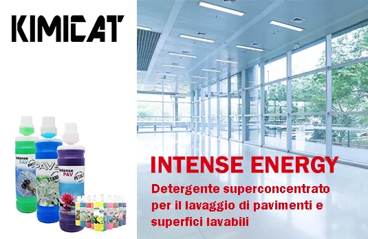 INTENSE ENERGY – Detergente superconcentrato per il lavaggio di pavimenti e superfici lavabili